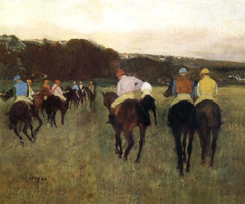 Edgar Degas Racecourse Spain oil painting art